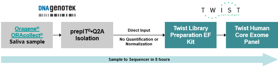 Sample to sequencer in 8 hours